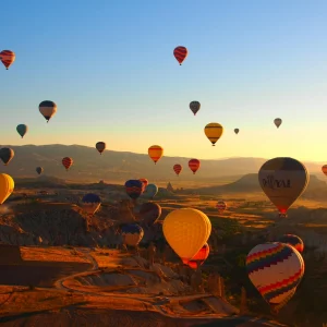 hot air balloons